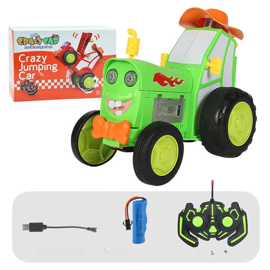 Turbo RC Stunt Car with LED Lights and Music - Lusomart