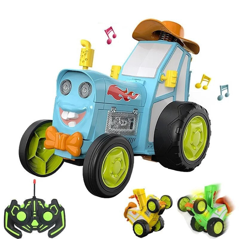 ZynoSpark – Jumping RC stunt car with music, lights, and upright motion game 3