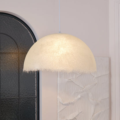 Unique Glass Dome Hanging Lamp