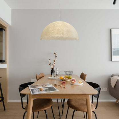 Unique Glass Dome Hanging Lamp