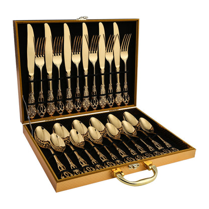 Durable Metal Kitchen Utensil Set with Polished Finish