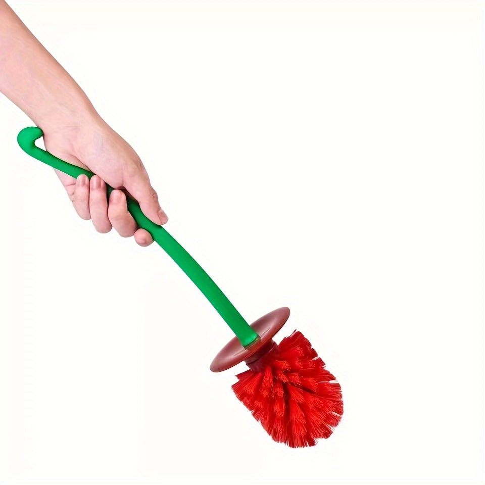 Compact Hidden Toilet Brush Holder Bath Accessory