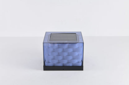 Stylish Woven Garden Solar Lamp