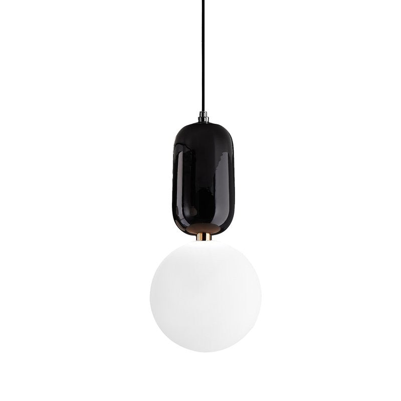 Sleek Dual Glass Hanging Lamp - Lusomart