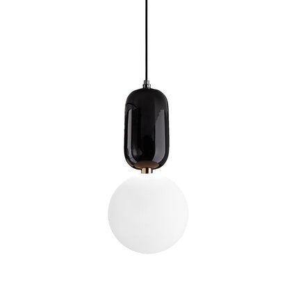 Sleek Dual Glass Hanging Lamp - Lusomart