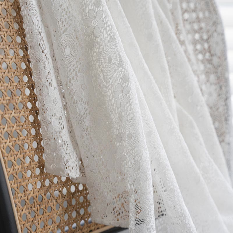 Stylish Floral Sheer Window Curtain