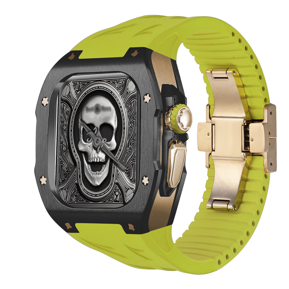 Durable Titanium Case & Soft Rubber Band for AW Ultra