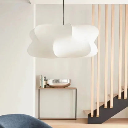 Elegant Asian Inspired Metal Hanging Lamp
