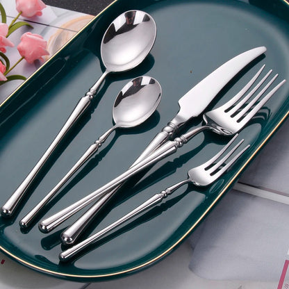 Elegant Italy Dining Set – Traditional Flatware - Lusomart