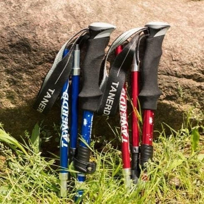 Lightweight Collapsible Hiking Poles With Quick Lock - Lusomart