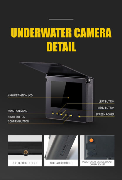 Waterproof Night Vision Underwater Fishing Cam