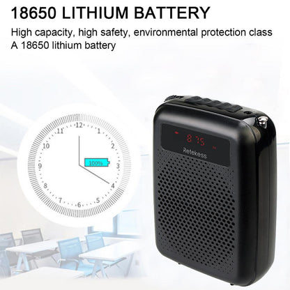 Portable Teacher Voice Amplifier With Audio Playback
