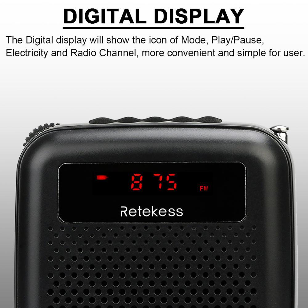 Portable Teacher Voice Amplifier With Audio Playback