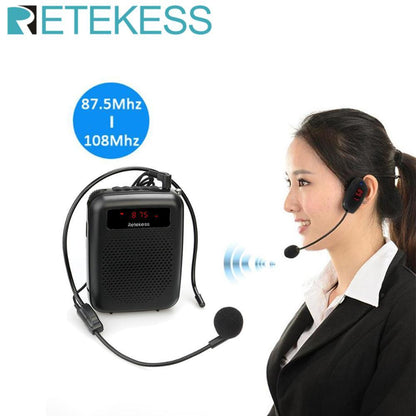 Portable Teacher Voice Amplifier With Audio Playback
