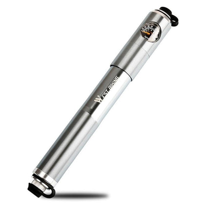 Compact Portable Bike Pump with Hidden Hose Mount - Lusomart