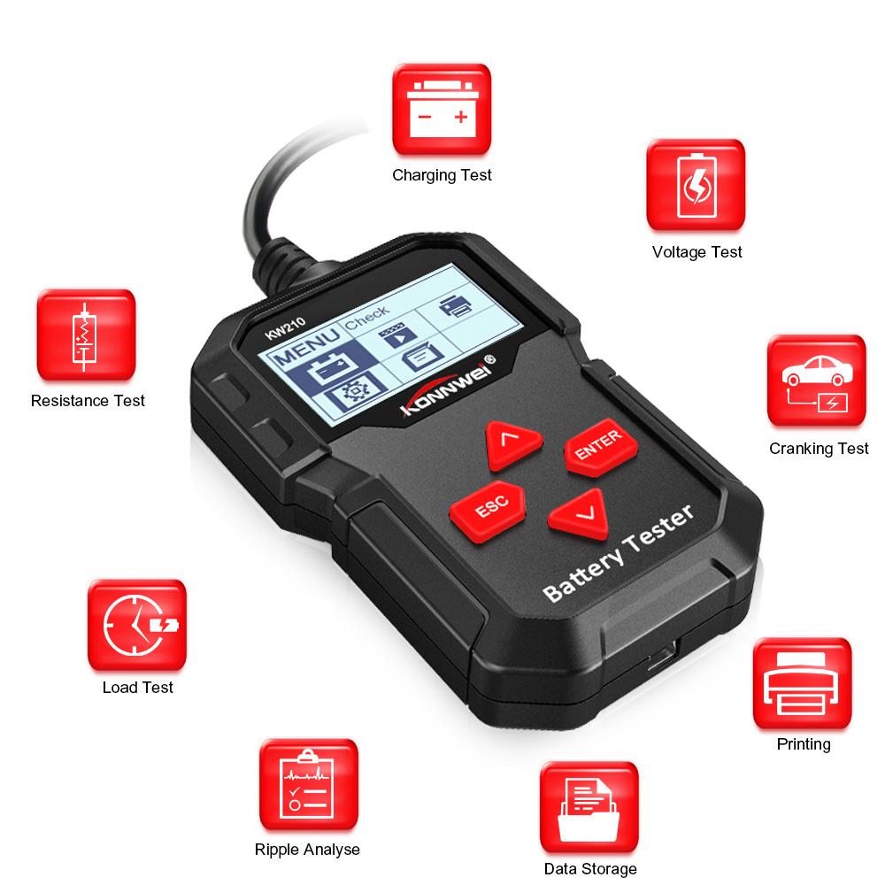 Pro Car Battery Alternator Test Tool Kit