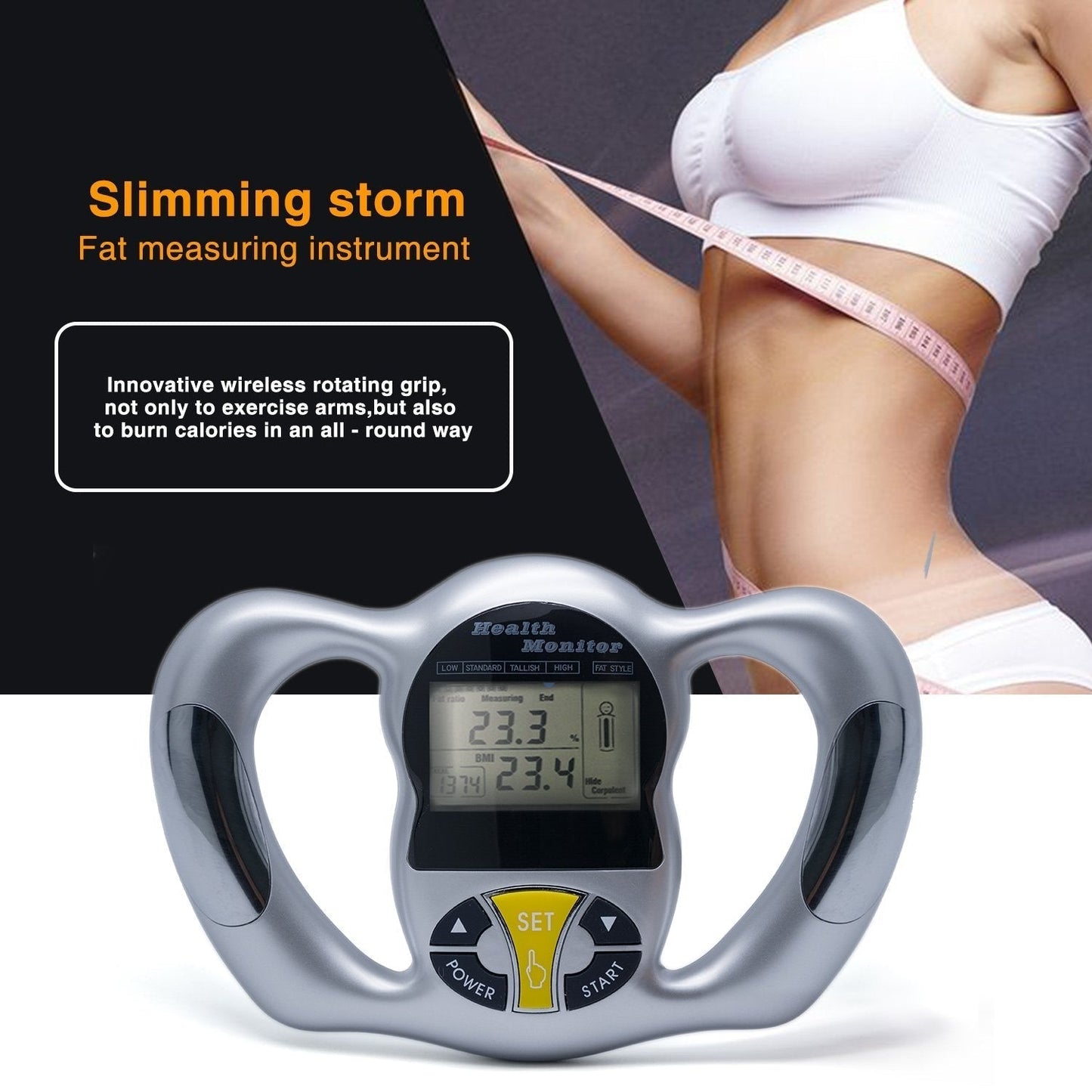 Portable Digital Body Fat Scale Meter