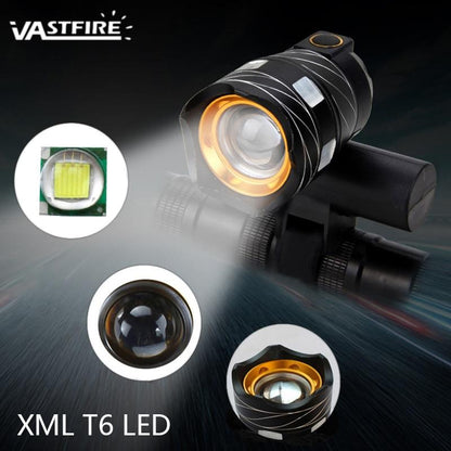 Bright Waterproof USB Bike Front Light With 5 LEDs