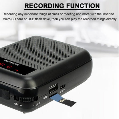 Portable Teacher Voice Amplifier With Audio Playback