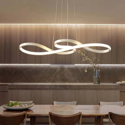 Sleek Metal Pendant Ceiling Light Fixture