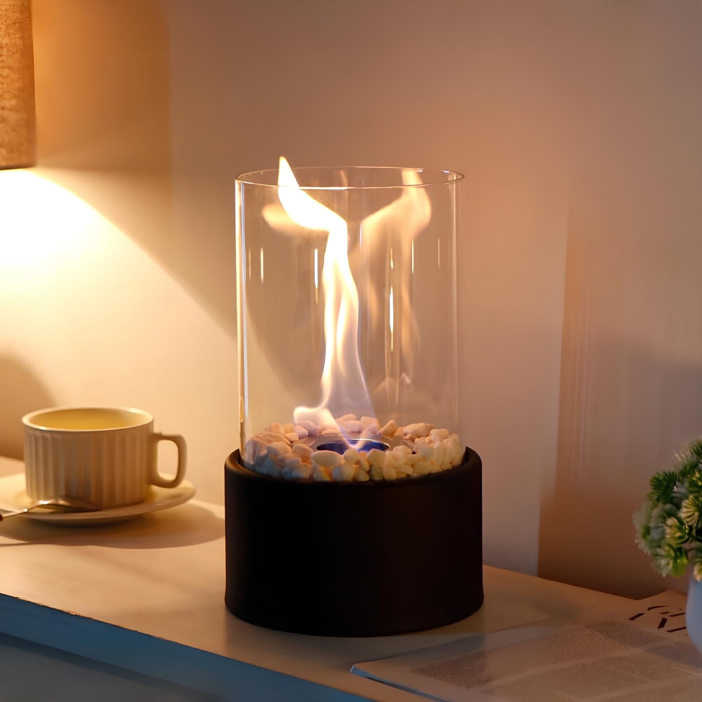 Traditional Glass Oil Burning Lamp