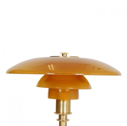Vintage Style Table Lamp With Metallic Design