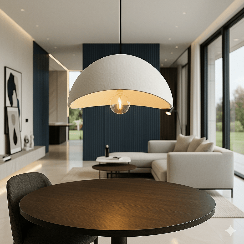 Stylish Glass Pendant Lighting – Adjustable Ceiling Lamp