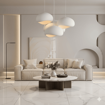 Stylish Glass Pendant Lighting – Adjustable Ceiling Lamp