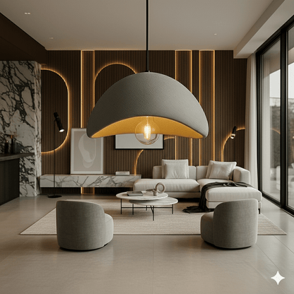 Stylish Glass Pendant Lighting – Adjustable Ceiling Lamp