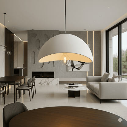 Stylish Glass Pendant Lighting – Adjustable Ceiling Lamp