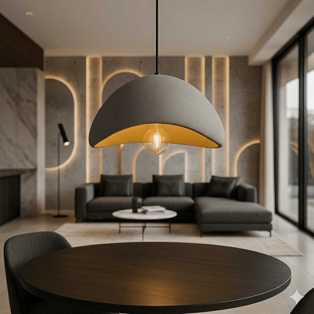 Stylish Glass Pendant Lighting – Adjustable Ceiling Lamp
