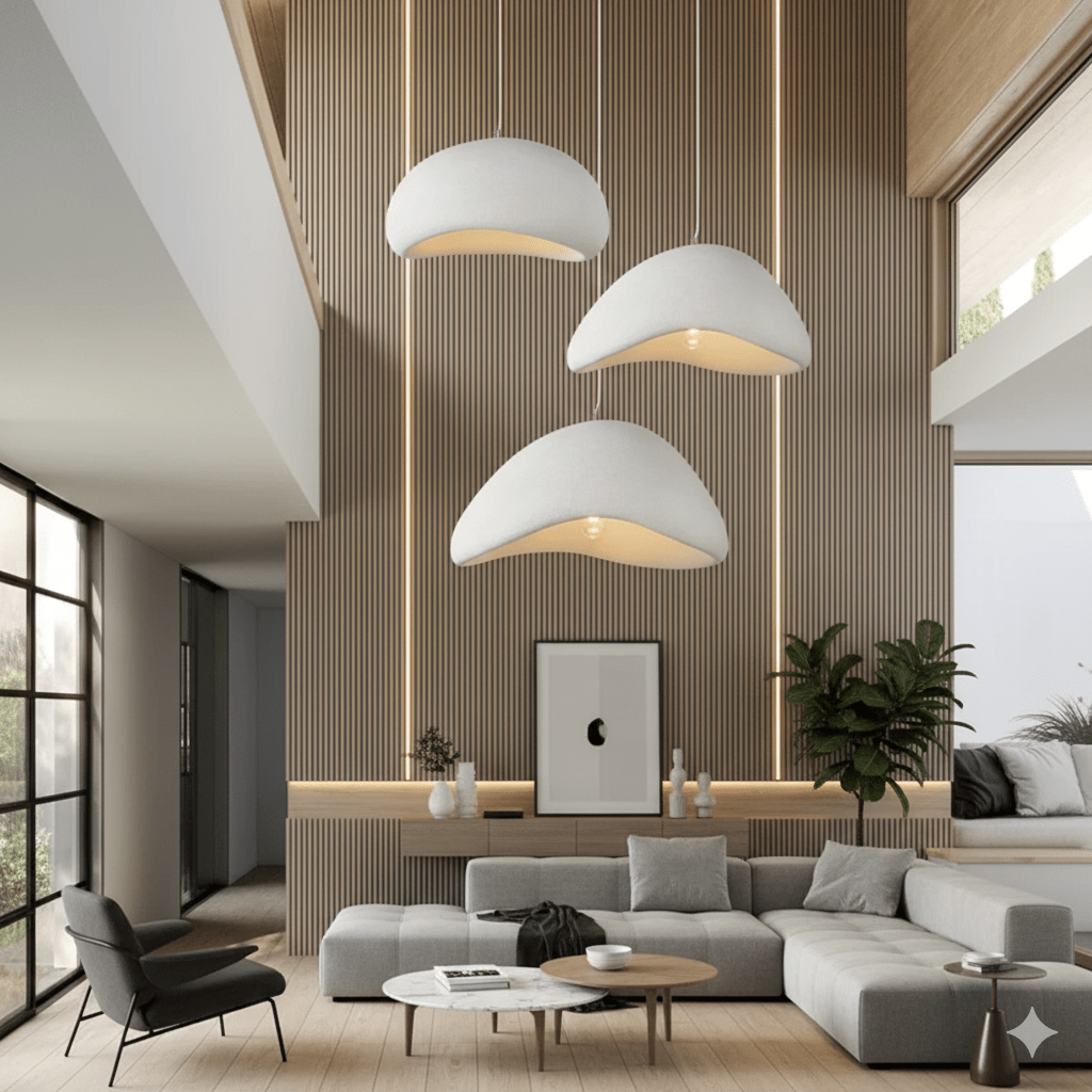 Stylish Glass Pendant Lighting – Adjustable Ceiling Lamp