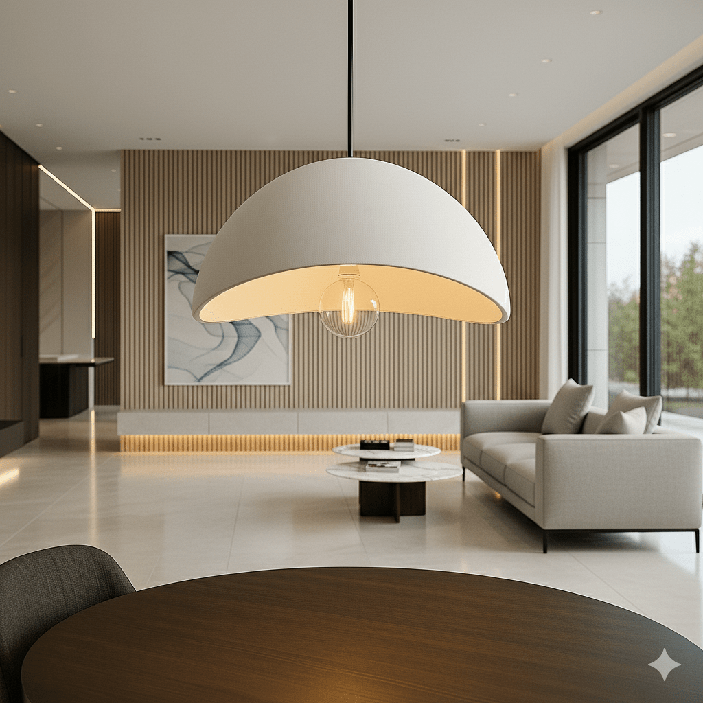 Stylish Glass Pendant Lighting – Adjustable Ceiling Lamp