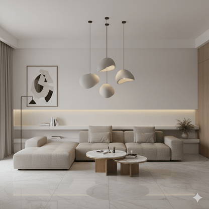 Stylish Glass Pendant Lighting – Adjustable Ceiling Lamp