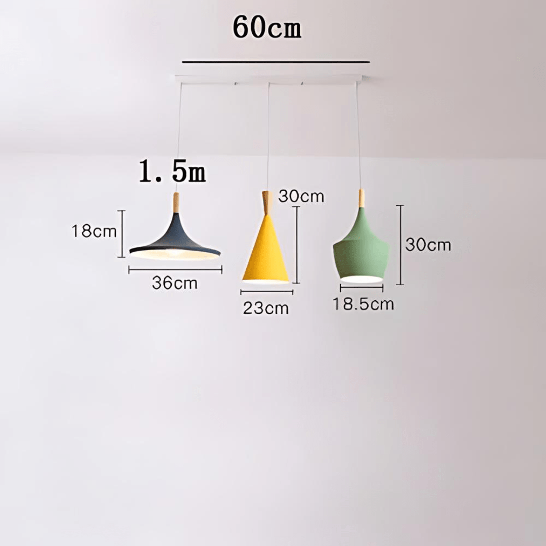 Stylish Hanging Light Fixtures Set