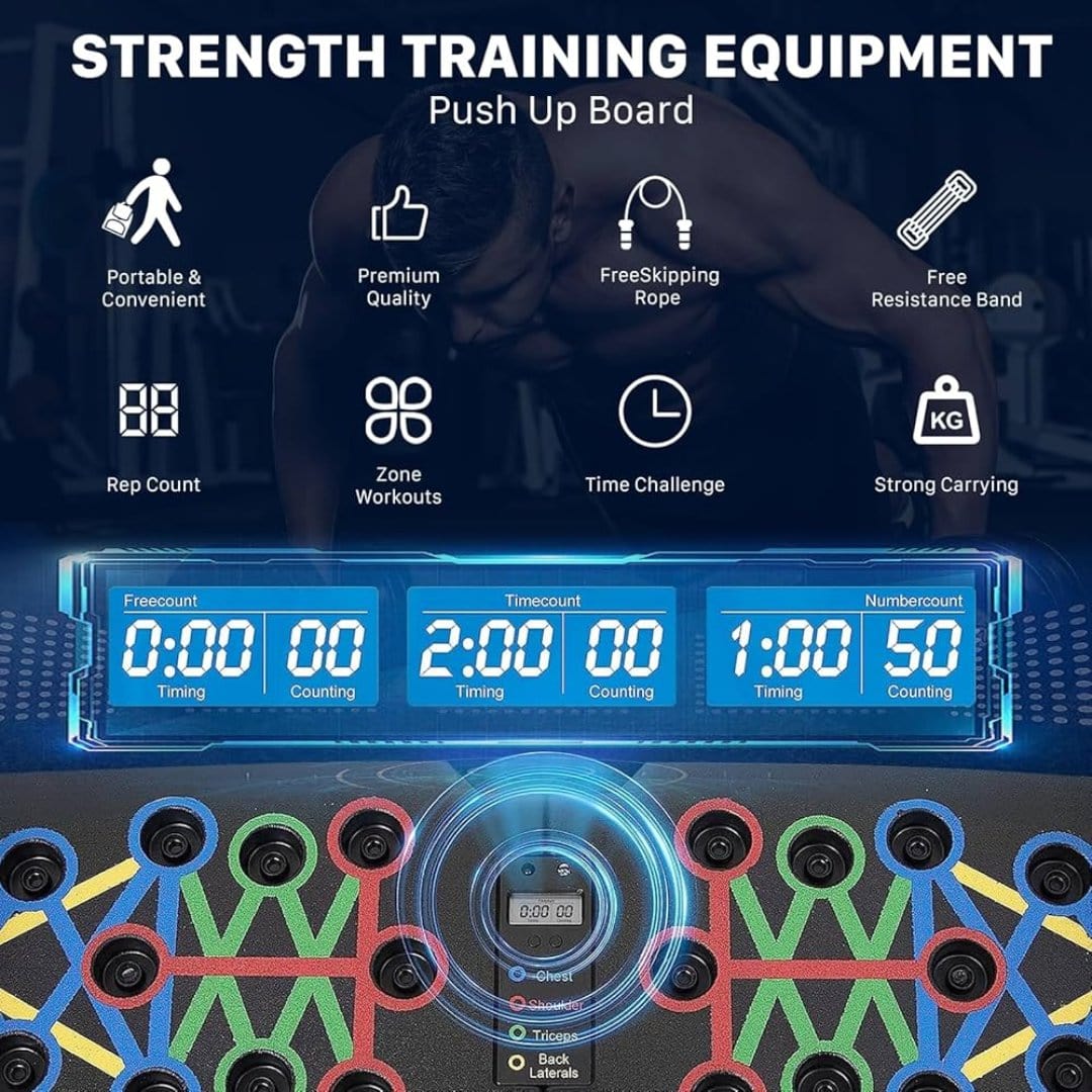 Ultimate 30-in-1 Fitness Push Up Board For Home Gym