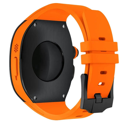 Luxury Metal Case and Soft Strap for Apple Watch Ultra