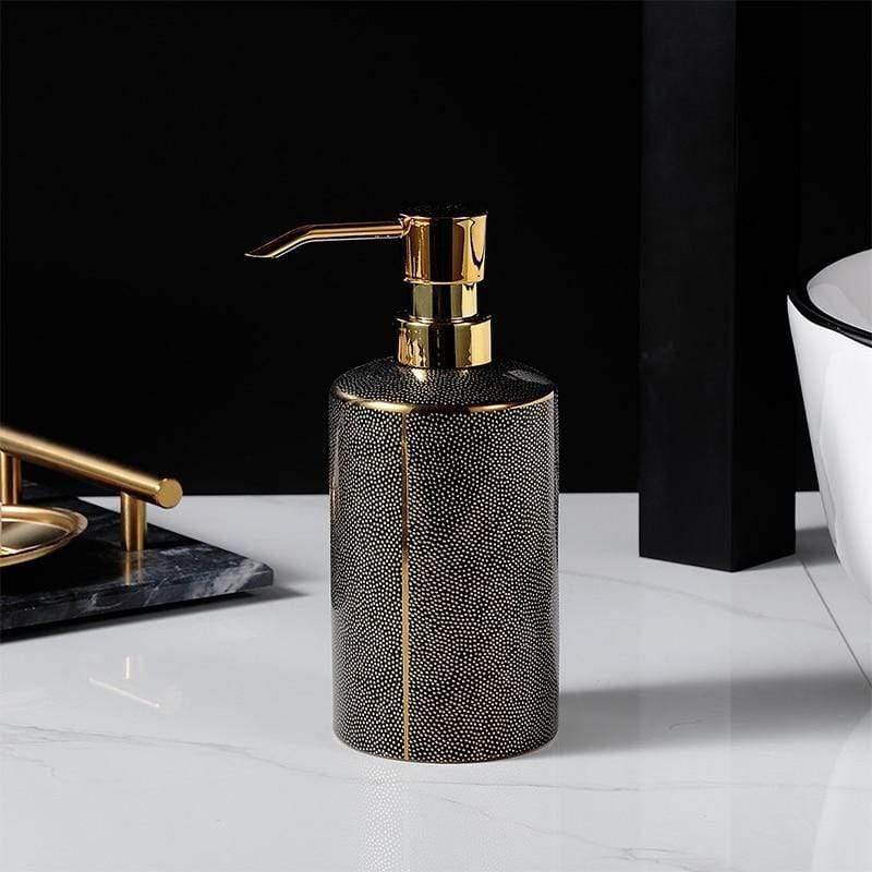 Elegant White Ceramic Bathroom Accessory Set