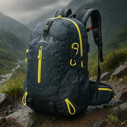 Waterproof 40L Outdoor Trekking Backpack With Extra Compartments