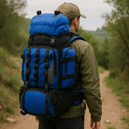 Lightweight 90L Water Resistant Hiking Backpack