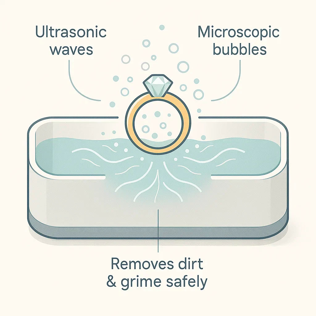 Power Sonic Cleaning Device for Jewelry & Accessories