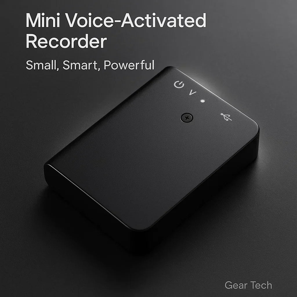 Compact Digital Voice Recorder With Auto Start