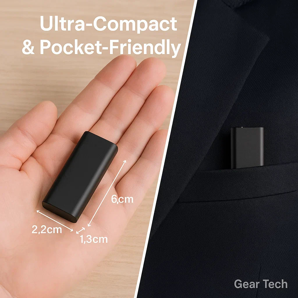 Compact Digital Voice Recorder With Auto Start