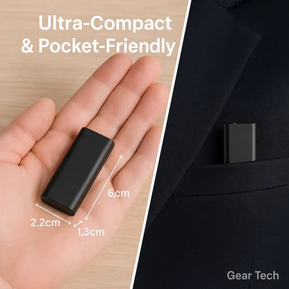 Compact Digital Voice Recorder With Auto Start