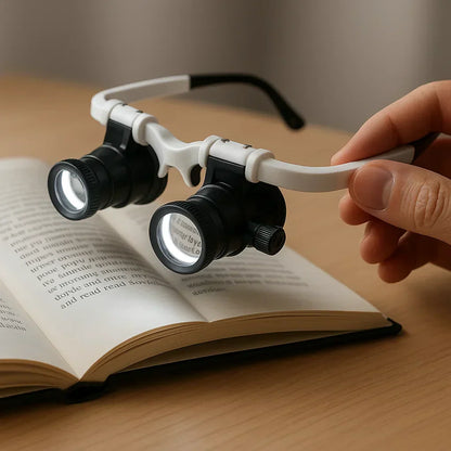 Bright Vision LED Magnifying Glasses - Lusomart