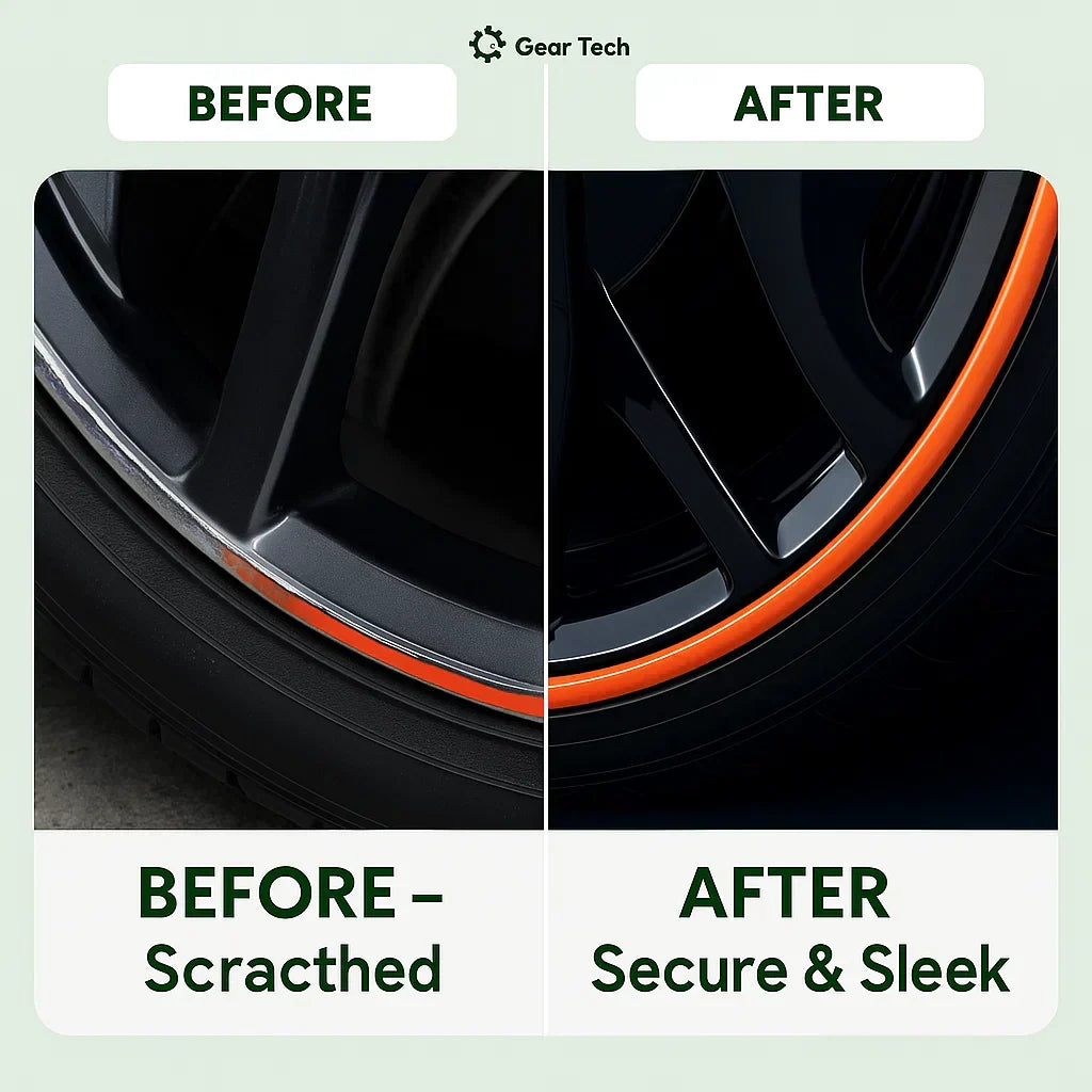 Strong Wheel Rim Defender, Bike Curb Guard