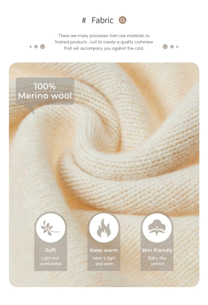 Premium Men's Merino Wool Crew Sweater