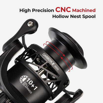 Lightweight Carbon Ice Fishing Spinning Reel 500 1000