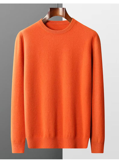 Premium Men's Merino Wool Crew Sweater