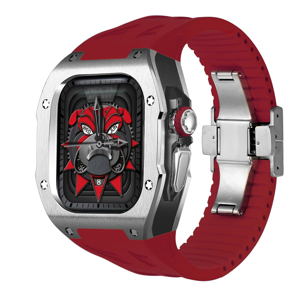 Durable Titanium Case & Soft Rubber Band for AW Ultra